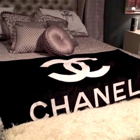 chanel blanket price|vintage chanel bedding.